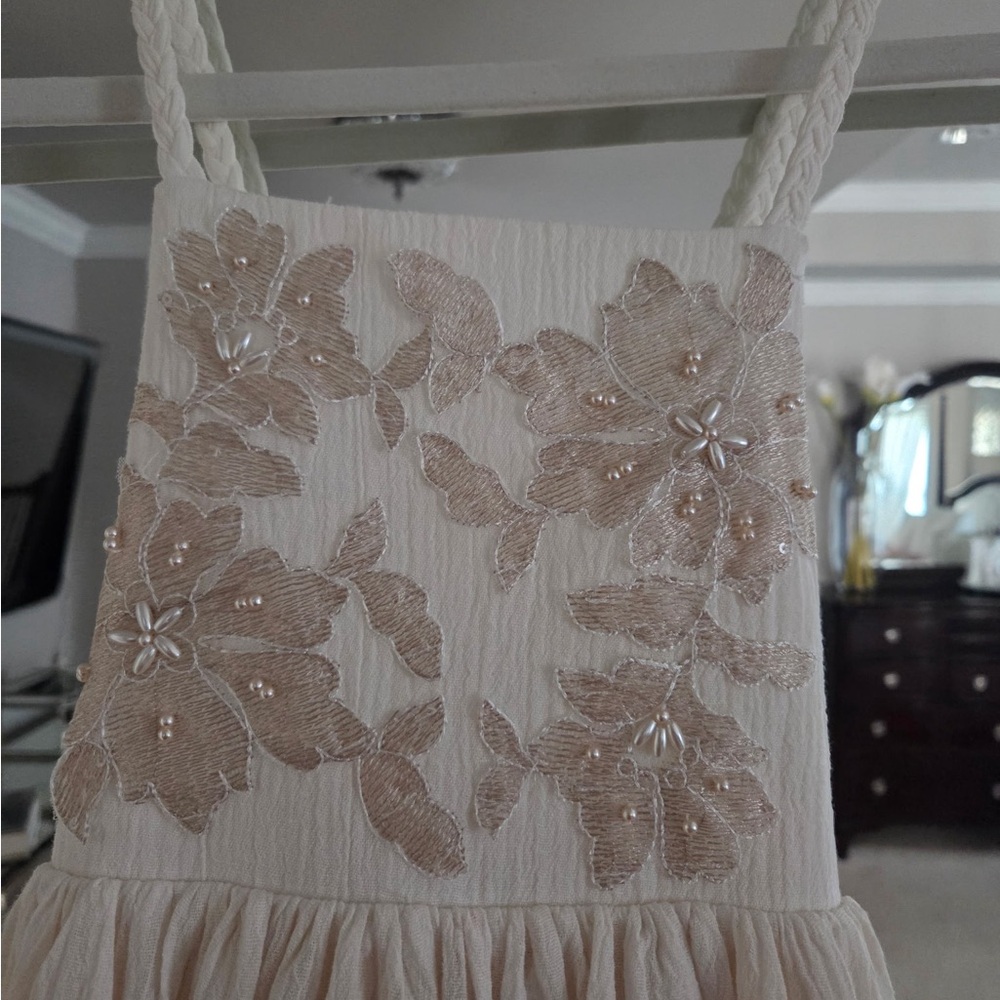 Dollcake Cream Floral Dress - Picture 3 of 3
